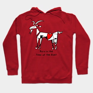 Born in the Year of the Goat by Pollux Hoodie